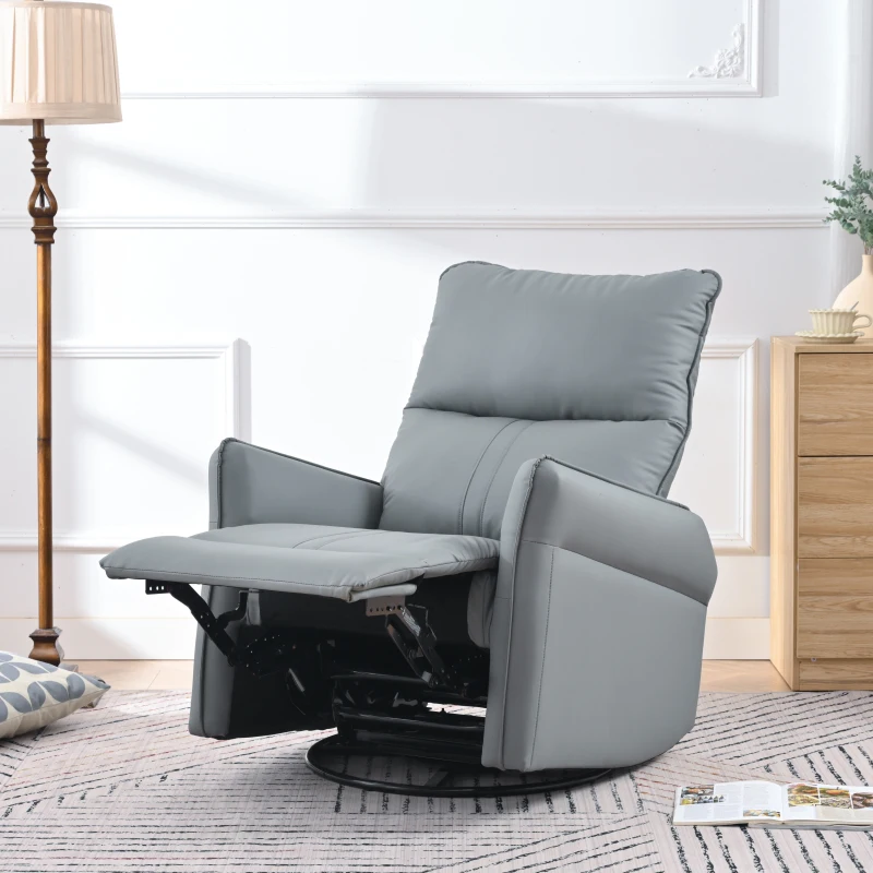 Rocker Chair 360° Nursery Chair Glider Chair Modern Small Rocking Swivel Recliner For Bedroom Living Room Chair Home Theater