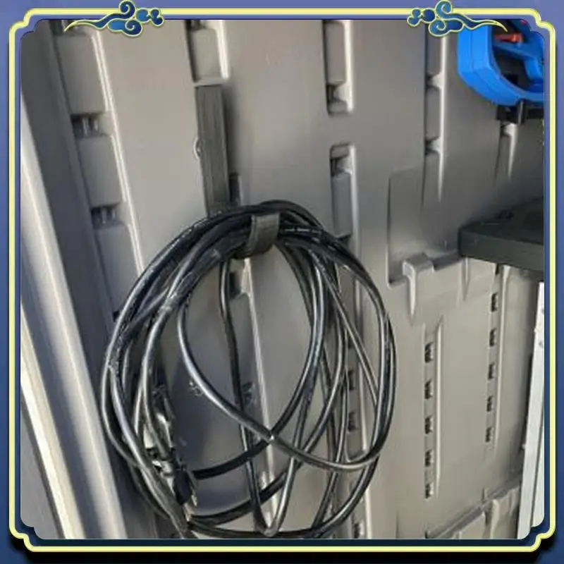 Gancho en forma de J para cobertizo de almacenamiento de A56P-2PCS, organizador de suspensión de montaje en pared para cobertizo Suncast/Crafstman para herramientas de organización, escaleras, color negro
