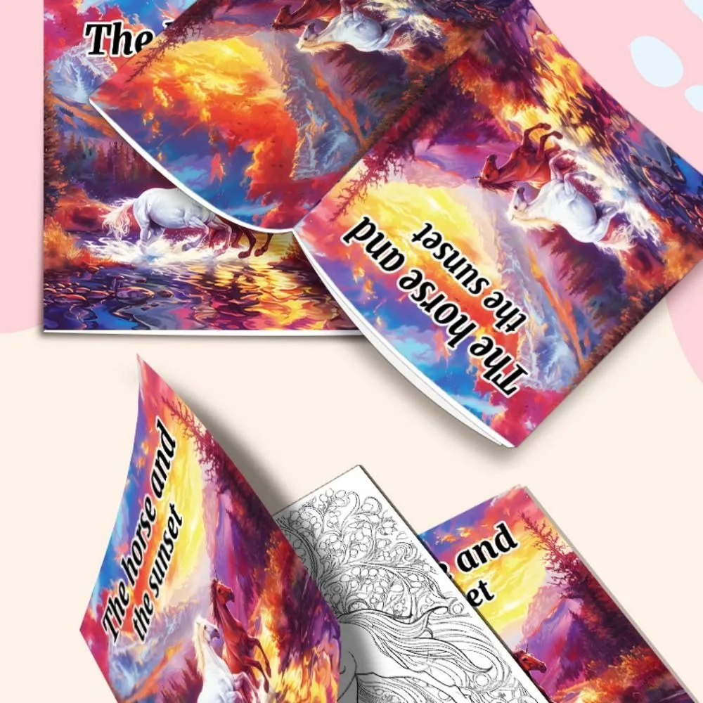 26 Pages Adult Coloring Book Educational Stress Relieving Graffiti Painting Book Relaxation Funny Parent-Unisex Interactive