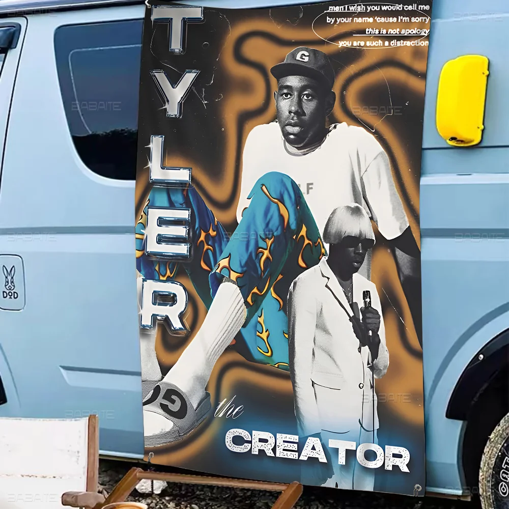 Flower Boy Tyler The Creator Printed Large Flag Art Science Fiction Room Home Decor Decor Banner