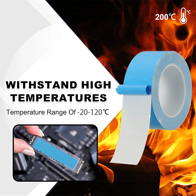 Double-Sided Transfer Tape Thermal Conductive Adhesive for Chip PCB LED Strip Heatsink