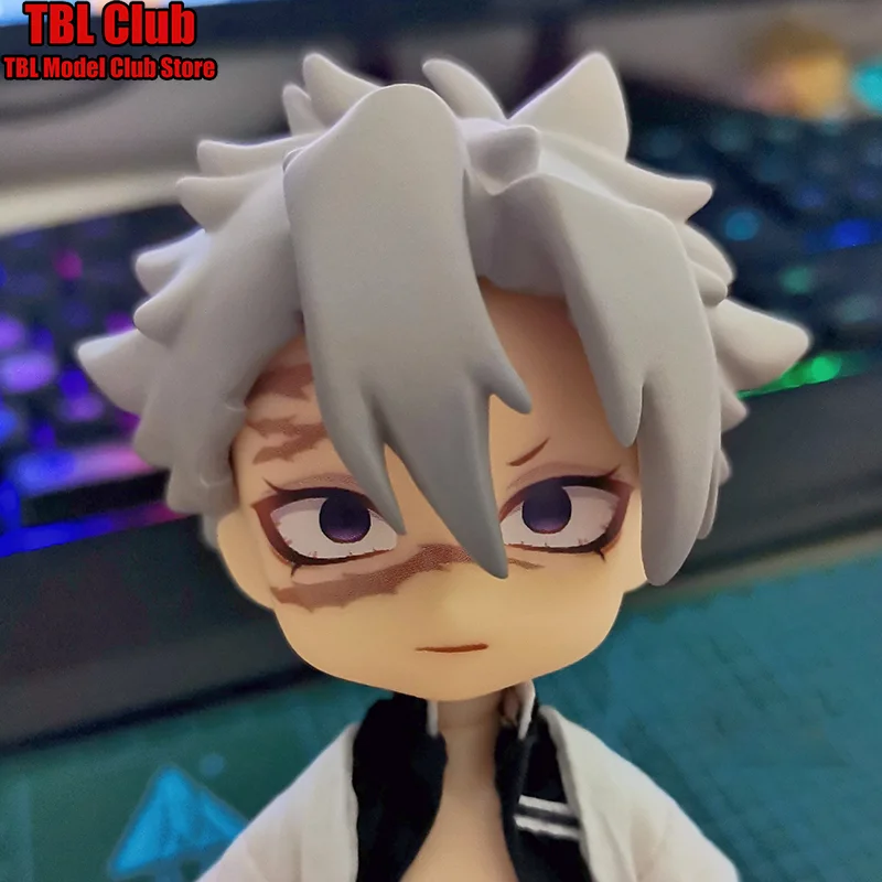 

Gsc Doll Replace Face OB11 Head Split Accessory 1/12 Scale Kimetsu no Yaiba Shinazugawa Sanemi For 6-inch Action Figure Soldier