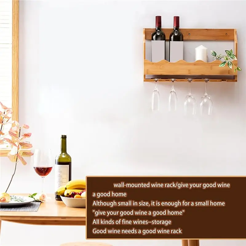

【ВЫКЛ-ШЕЛЬФ】Настенная полка для вина Барные полки для бутылок с алкоголем Настенные полки для бара Экономия места Настенный дизайн Подходит