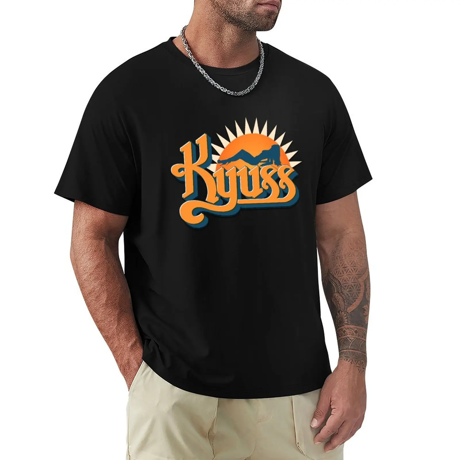 

Kyuss - The Sun Worshipper T-Shirt for a boy Personalized t-shirt oversize t-shirts man hippie clothes shirts graphic tee men
