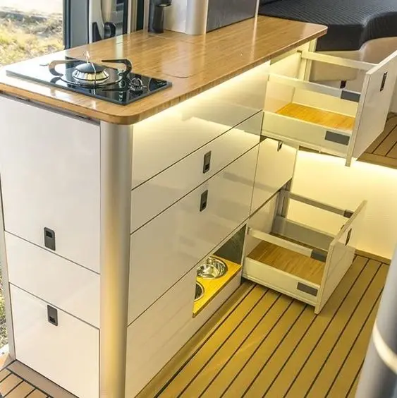 Popular RV Accessories Aluminum Furniture Camper Custom Cabinets RV Accessories