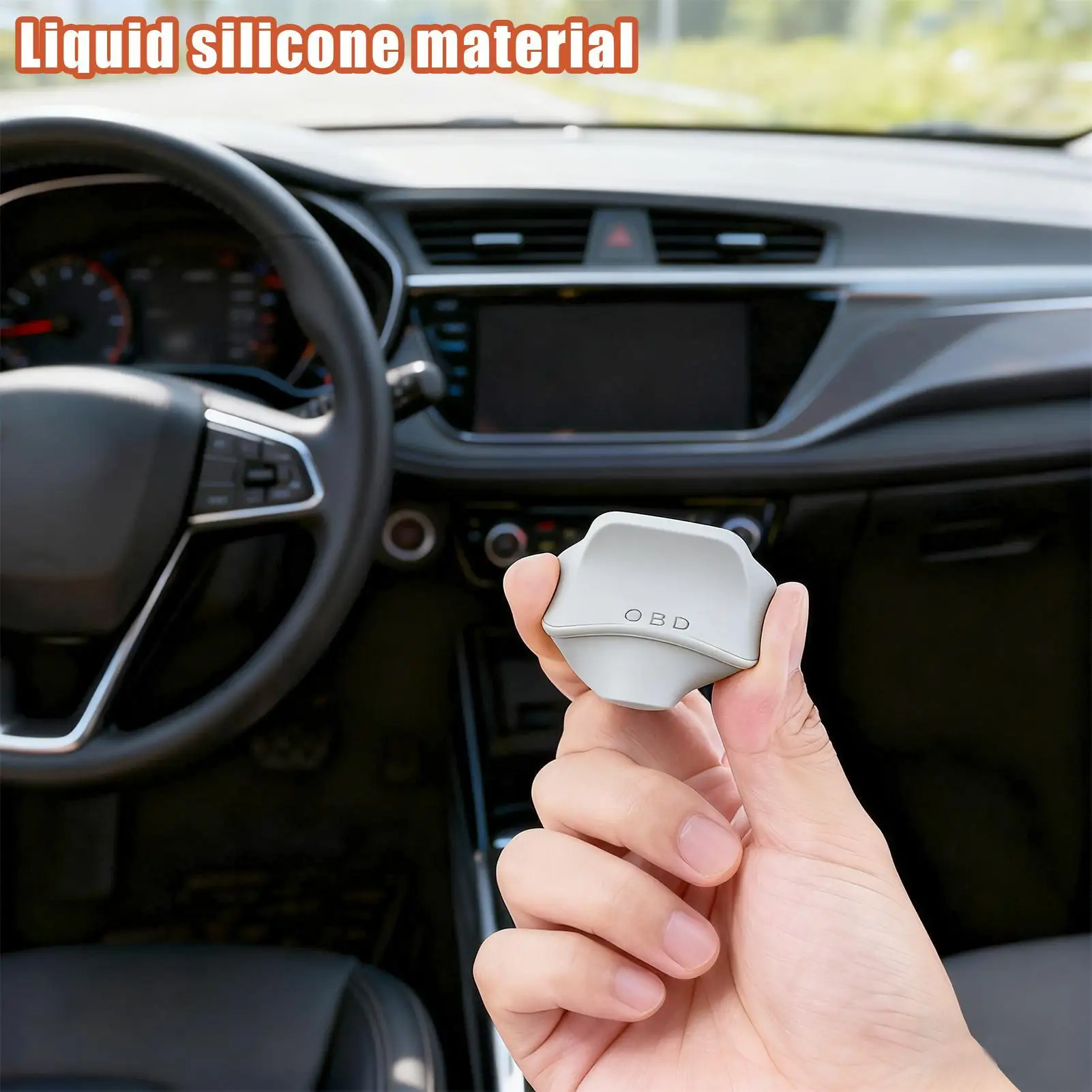OBD Port Dust Cover OBD Protective Dust Cover Interface Socket Protective Sleeve For Cargo Golf Cart Sedan Truck SUV Van RV