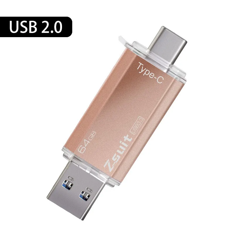 

Мобильная USB-флешка Typ-C128G, высокоскоростная USB 3.0, USB-флешка двойного назначения, 64G, 32G16G, высокоскоростное расширение 2.0