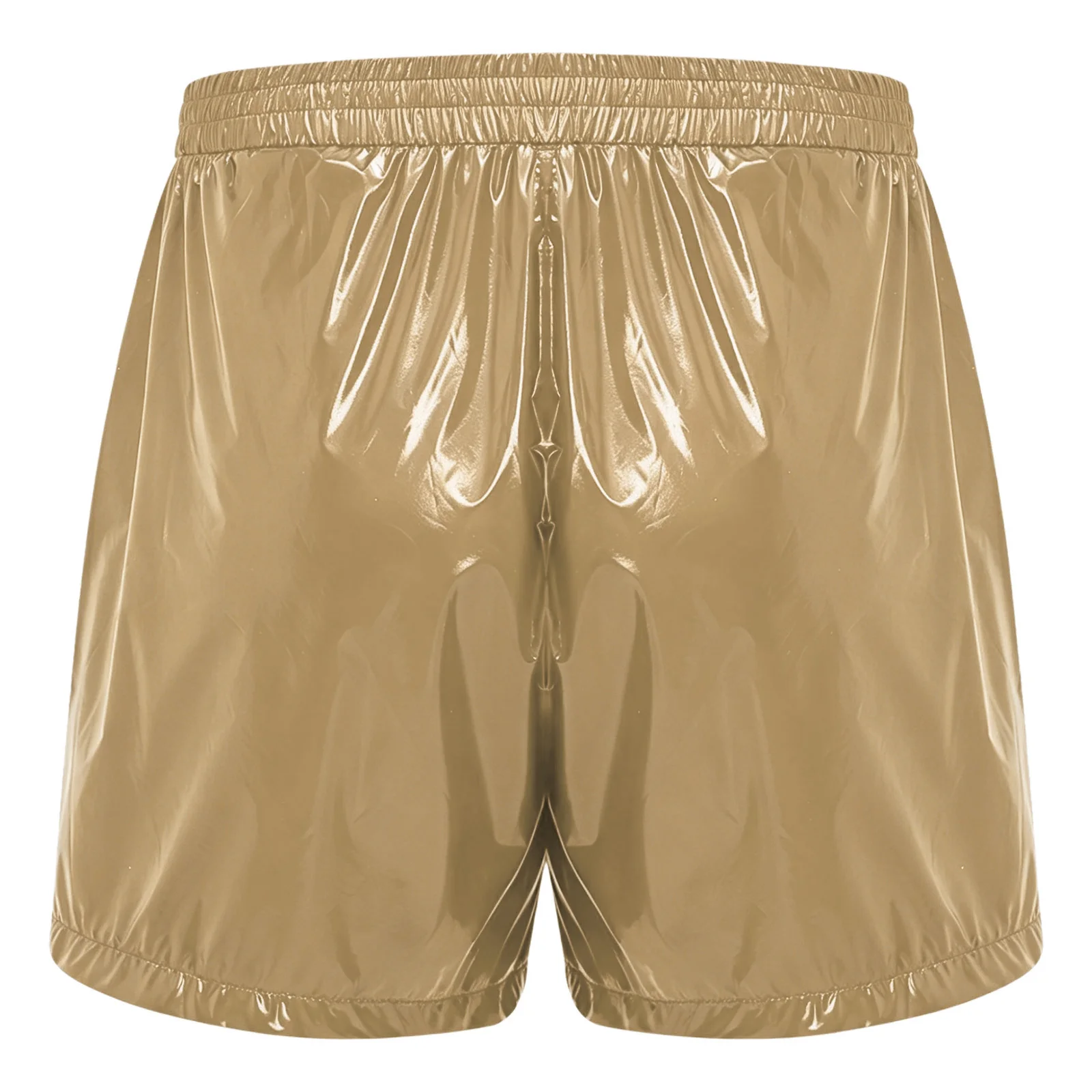 

Mens Adaptive Shorts with Sides Buttons Swim Trunks Glossy Boxer Shorts Waterproof Elderly Patient Special Needs Nursing Bottoms