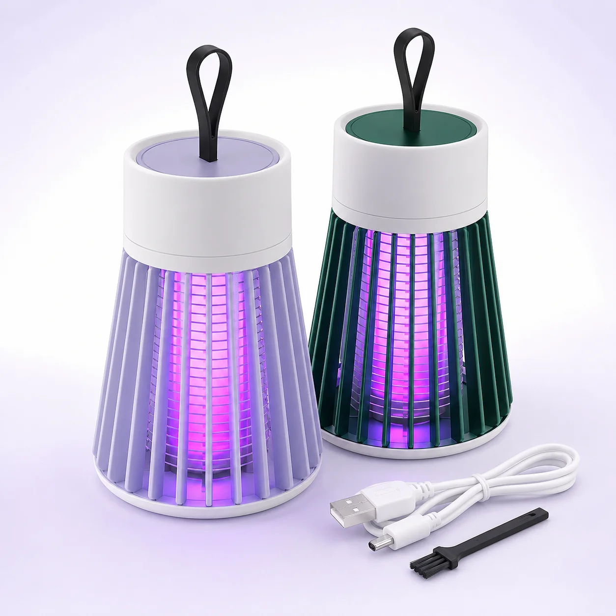 모기 킬러 램프 USB 전기 해충 퇴치기 2-in-1 벌레 잡이기 LED 야간 조명 침실 야외 캠핑 파리 말벌 모기용