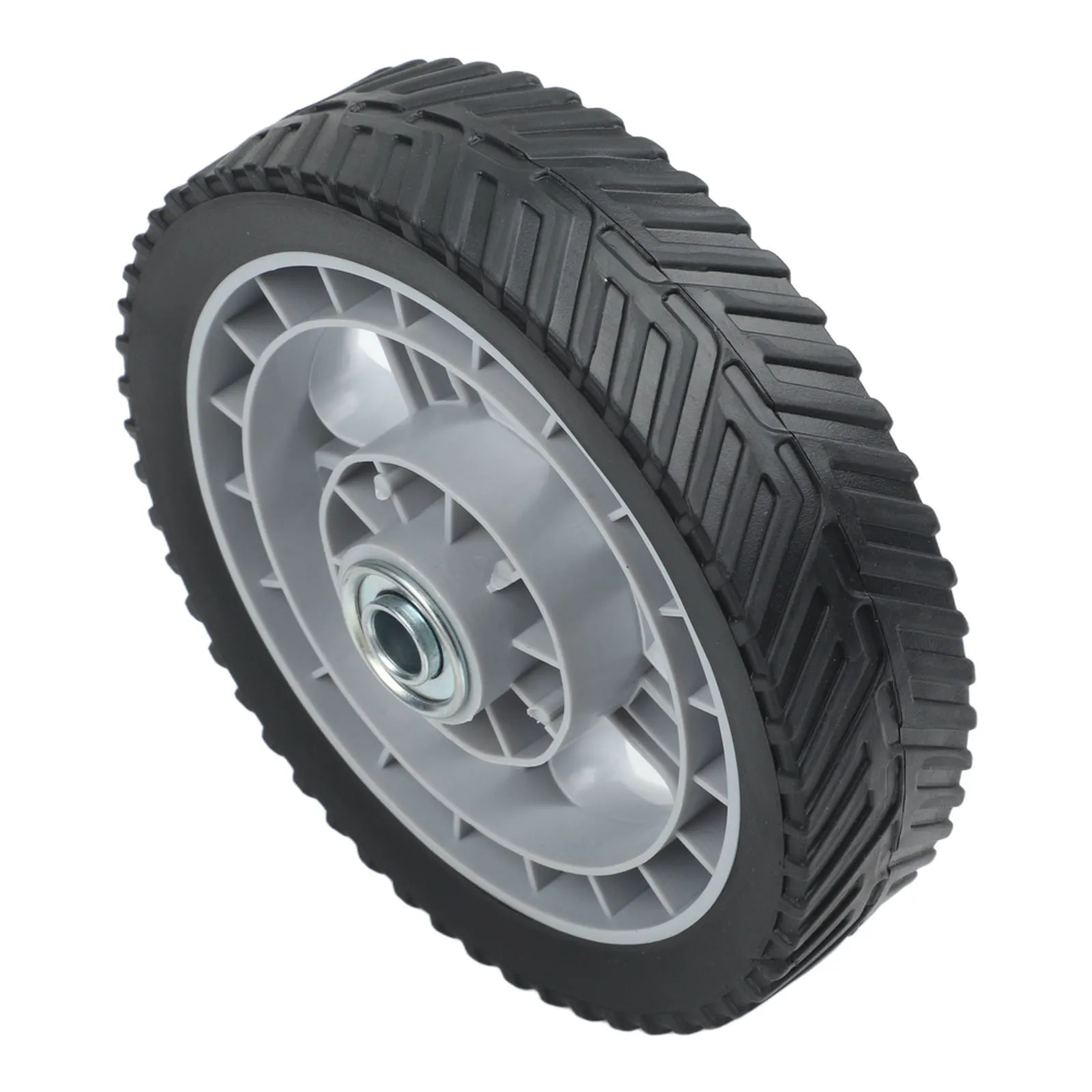17cm Front 20cm Rear Lawn Mower Replacement Wheels Set for Grass Cutting Machines Compatible with Multiple Models