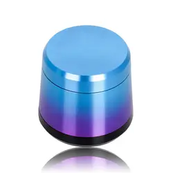 56mm Gradient Color Tobacco Grinder 3-layer Conical Metal Grass Crusher Grinding Herb for Making Cigarettes Smoking Accessories