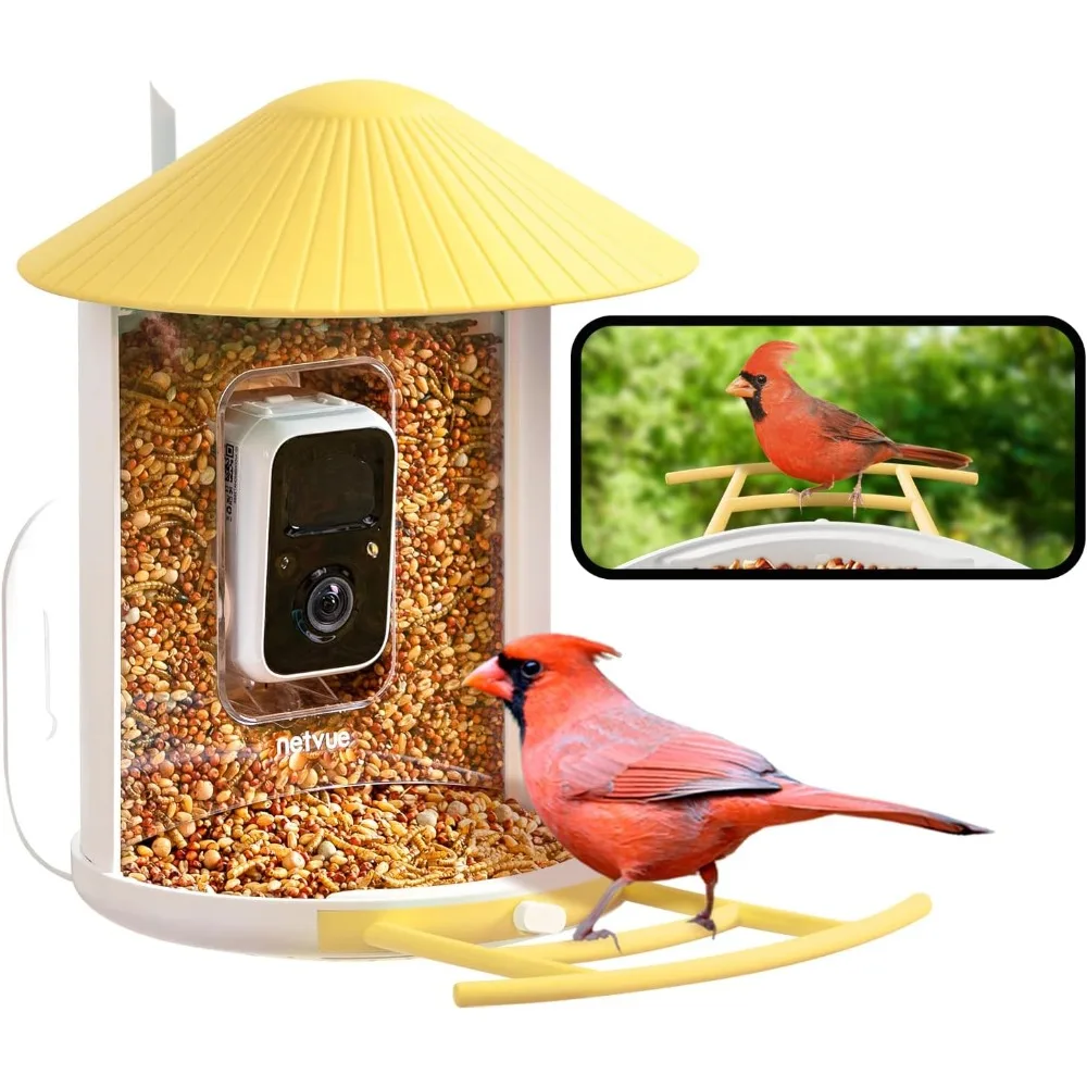 

Birdfy® Smart Bird Feeder Camera, Bird Watching Camera Auto Capture Birds & Motion Detection, Outdoor 1080P Bird Feeder