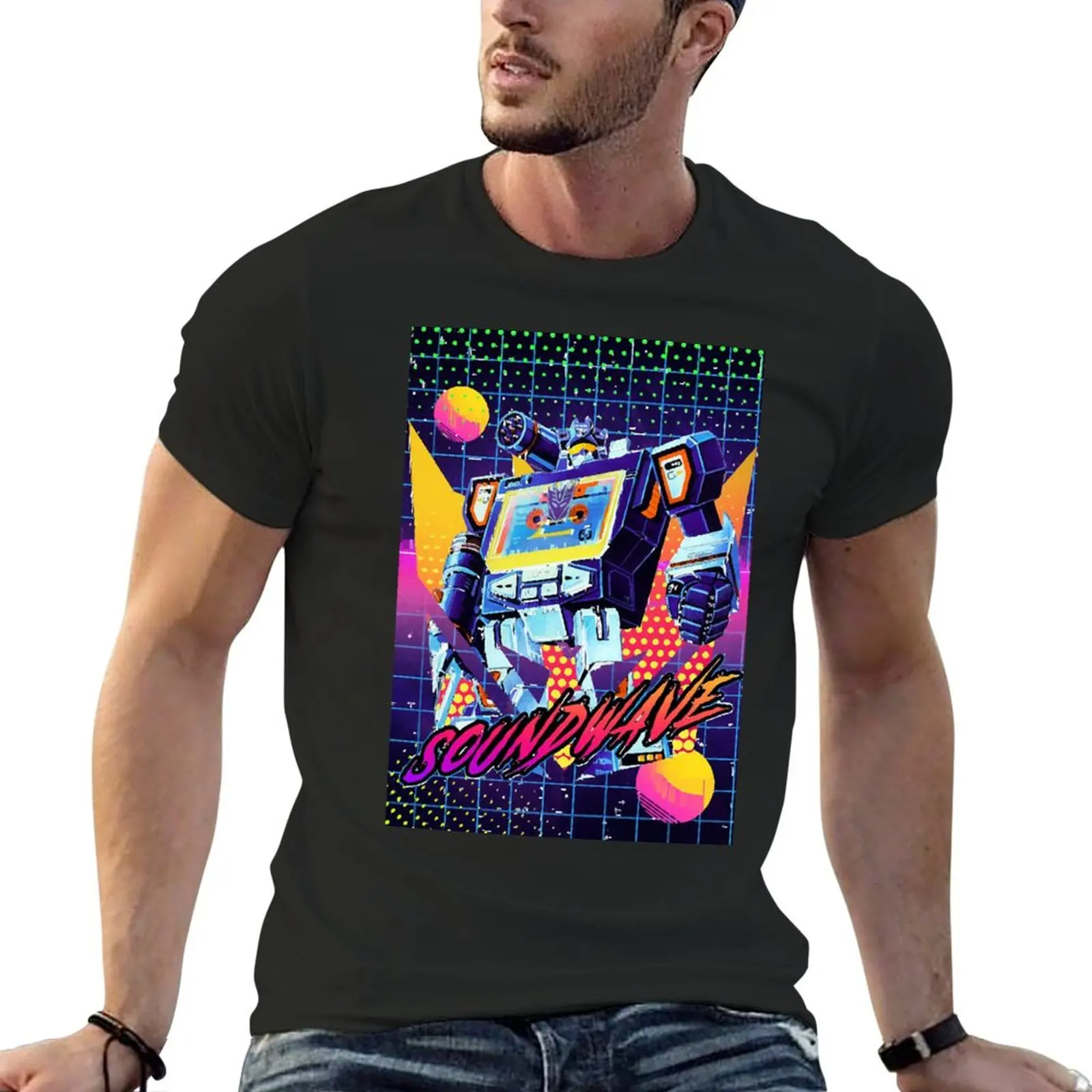 

New decepticon soundwave 80's theme T-Shirt korean fashion plus size tops funny t shirts mens graphic t-shirts big and tall