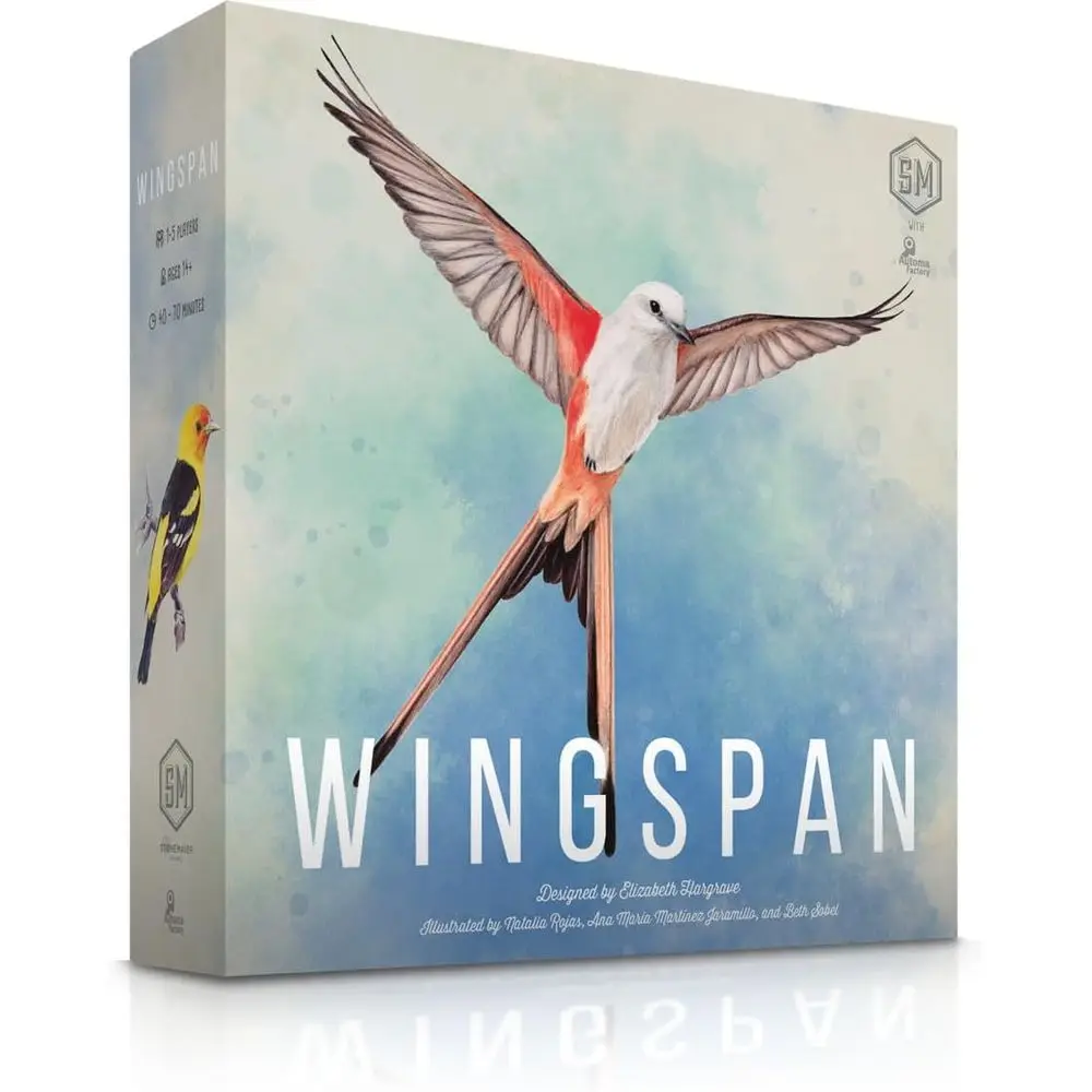 

Stonemaier Games: Wingspan (Base Game) by Elizabeth Hargrave | A Relaxing, Award-Winning Strategy Board Game About Collecting Bi
