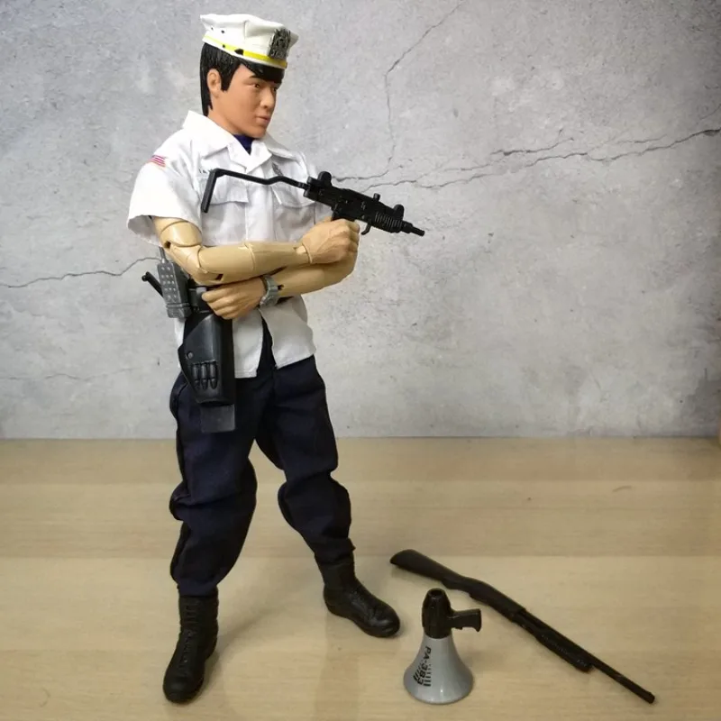 

1/6 Scale Action Figures Body Flexible Joint Mobility Patrol Officer Doll Model Props Decoration Airborne Model Gift Toys