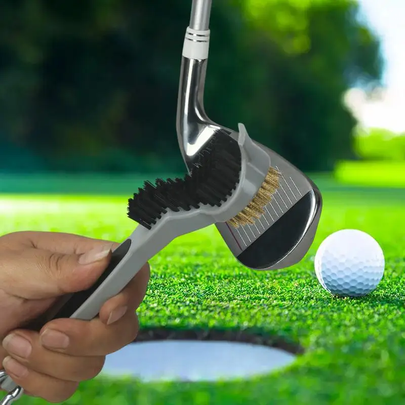 Golf Cleaning Brush Professional Golf Club Cleaner Golf Grooves Cleaner Golf Club Cleaner With Non-slip Handle For Golf Club