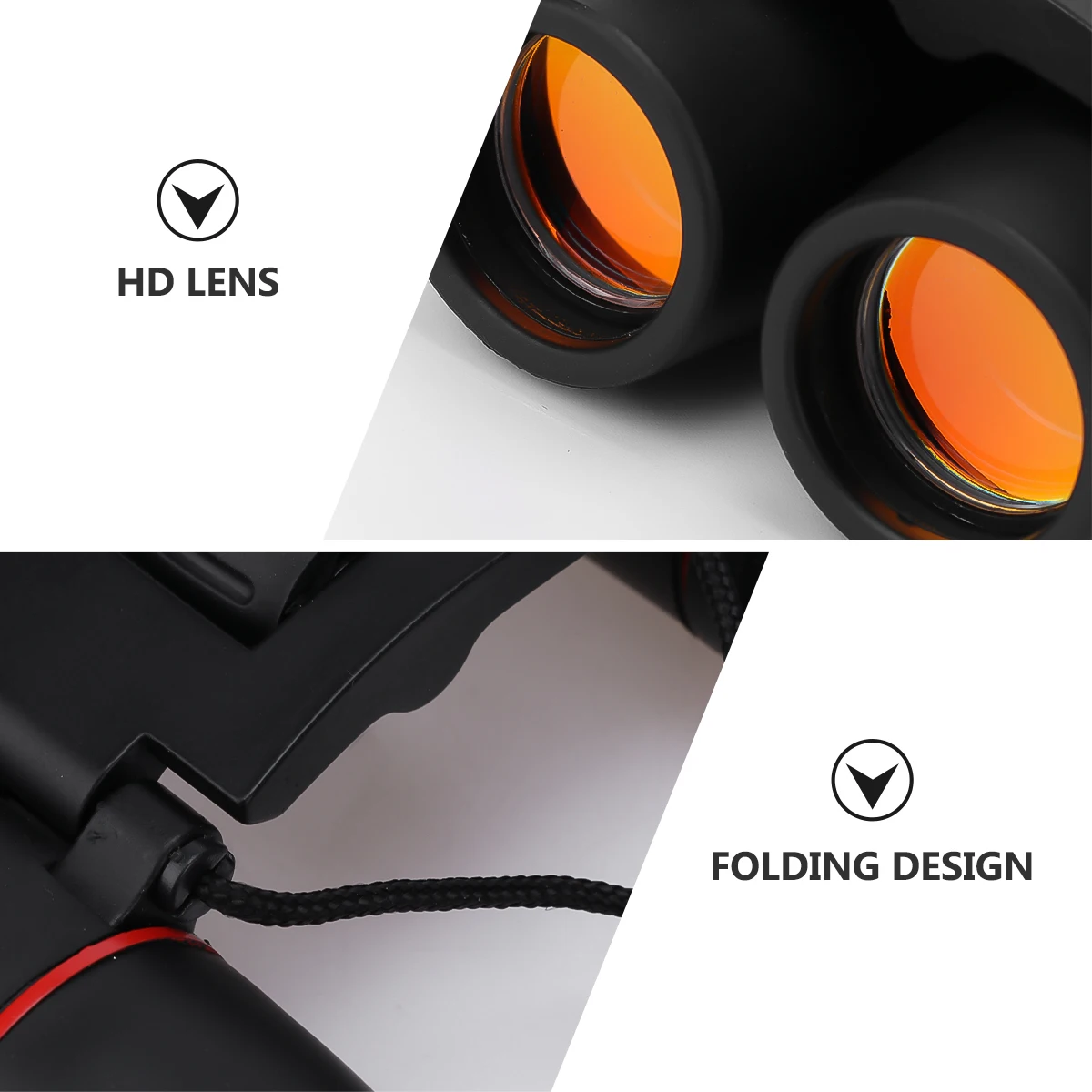 

Mini 30x60mm High Definition Lightweight Outdoor Birding Telescopes Foldable Pocket Black Travel Concert Kids Camping