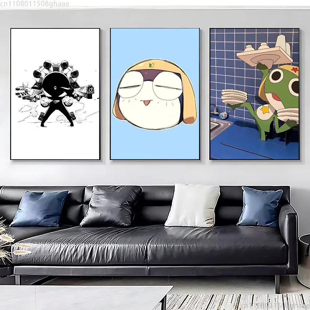 Tamama Keroro Gunsou  new group Poster HD home decor sticky wall waterproof home living room bar aesthetic decor
