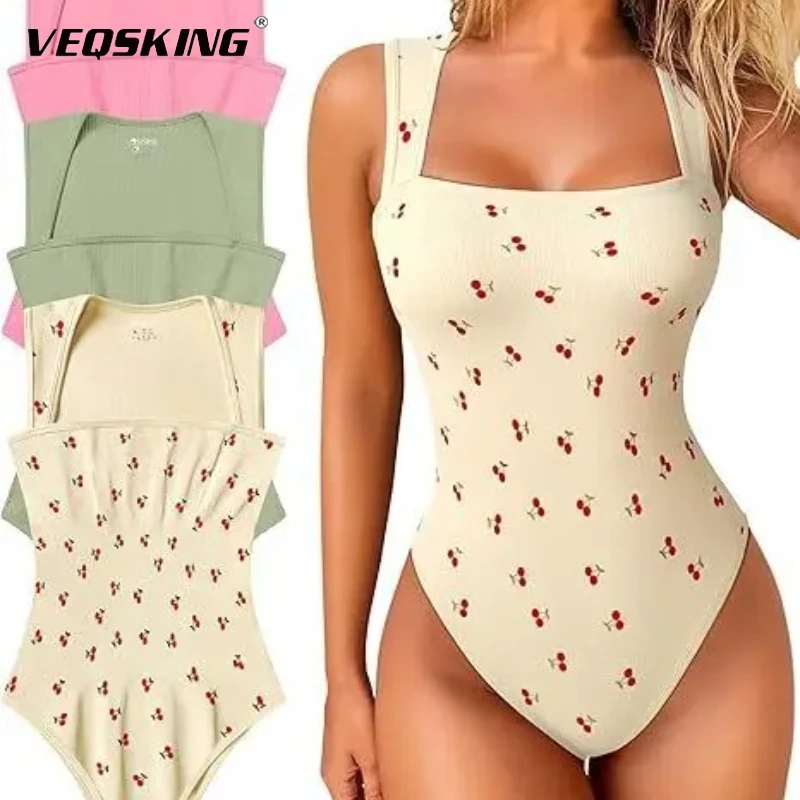 

VEQSKING женский комбинезон с бретелями, фитнес-костюм для йоги с подъемом талии и бедер, утягивающий и быстросохнущий, дышащий комбинезон