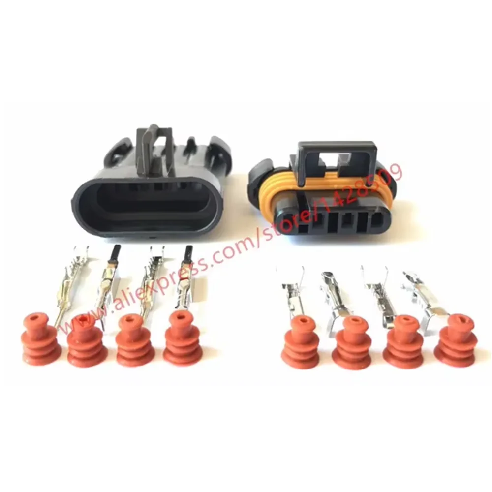 1 Set 4 Pin Oxygen Sensor Plug O2 Automobile Connector For BUICK DLX Haima 12162144 12162102 150 Series