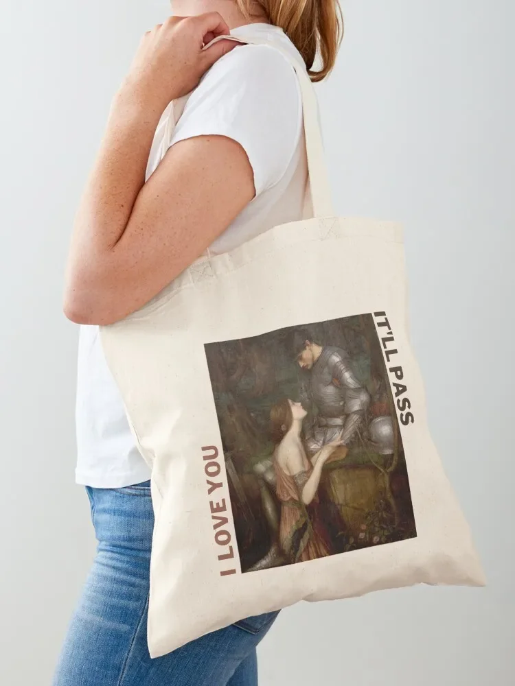 Lamia Waterhouse (I love you / It'll pass) Tote Bag canvas tote bag eco pack women bag