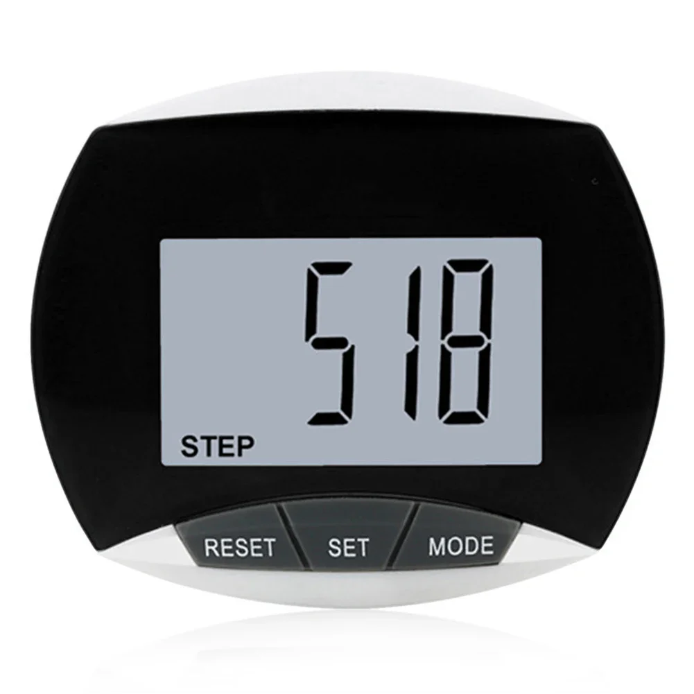 Digital Walking Pedometer Built-in Clip Movement Calories Counter LCD Display Multi-Function for Men Women Kids Adults Seniors