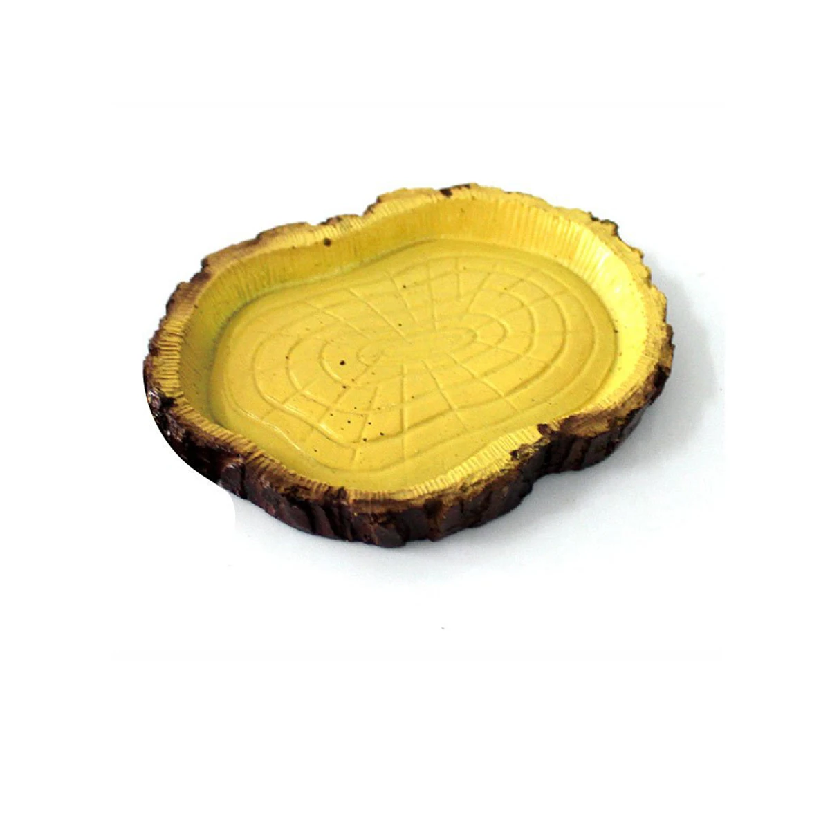 

NonToxic Durable Resin Pets Feeding Plate Reptile Feeding Bowl Vivarium Food Water Dish For Turtle Gecko Snake Pet Breeding Tray