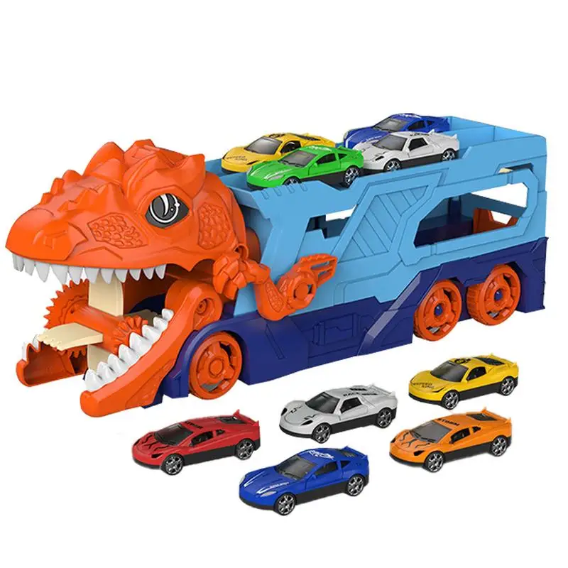 

Dinosaur Transformation Car Toy Innovative Dinosaur Toy Cars Dinosaur Toy Trucks Versatile Car Track Toy Dinosaur Transporter