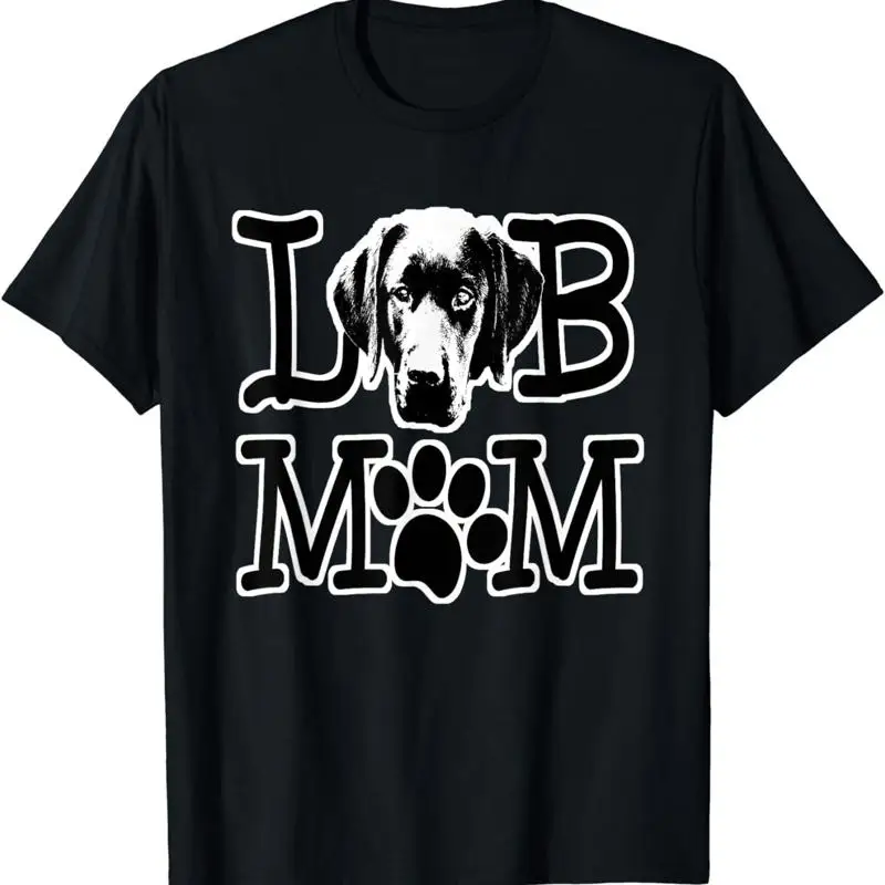 

New Limited Lab Mom Labrador Retriever Dog Owner Cute Puppy Face Paw T Shirt