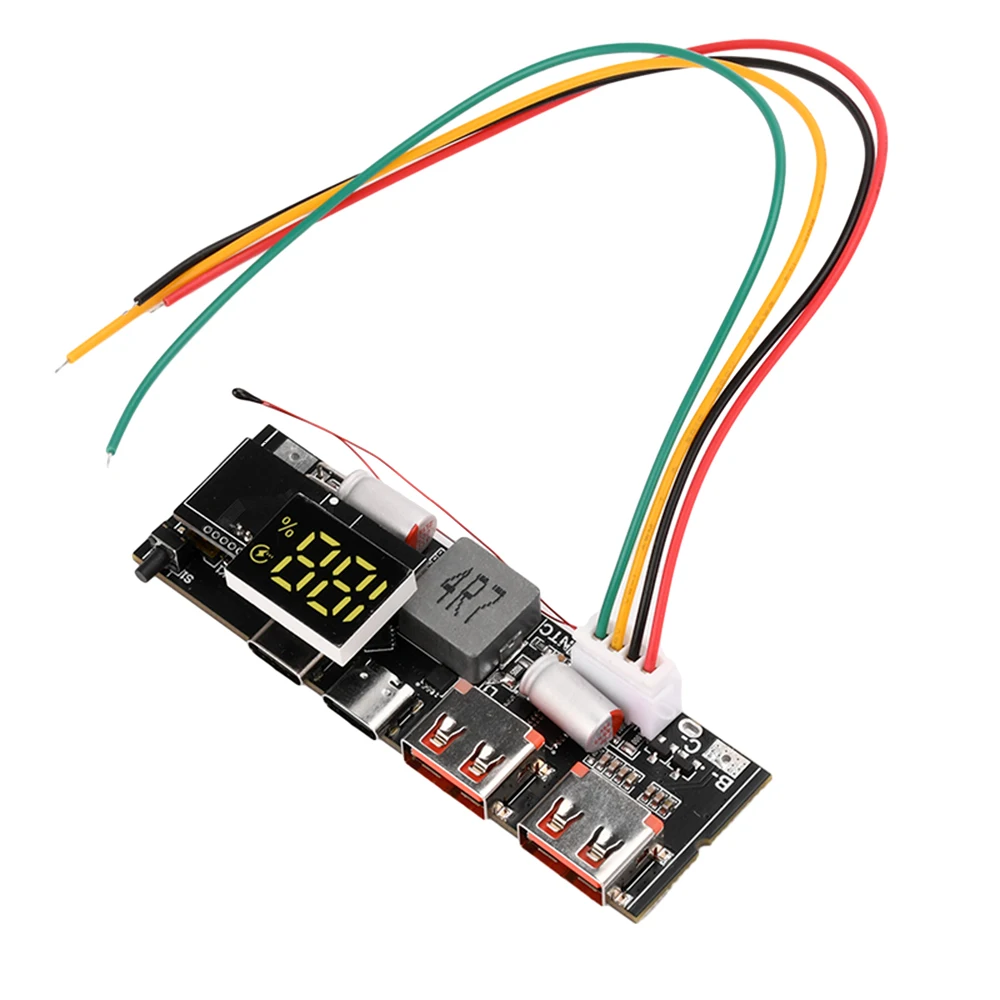 65/100W Power Bank 2-way Super Fast Charging for VC Flash Charging Mobile Power Module Board DIY Motherboard 3/4/5S