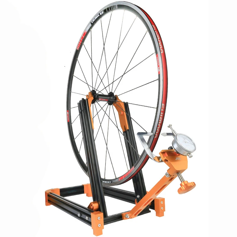 Supporti di regolazione del cerchione della bicicletta rack di allineamento delle ruote strumenti di Rimming strumenti di riparazione della bici assetto della Mountain Bike assetto della ruota