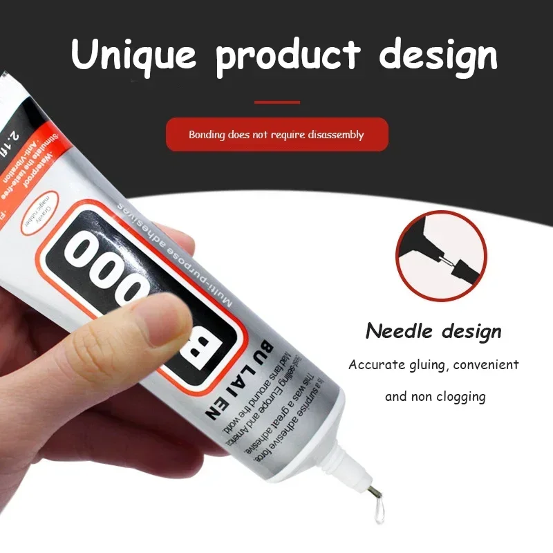 1PC 15/25/50/110ML Clear Contact Phone DIY Repair Adhesive Universal Glass Plastic Glue B-7000 with Precision Applicator Tools