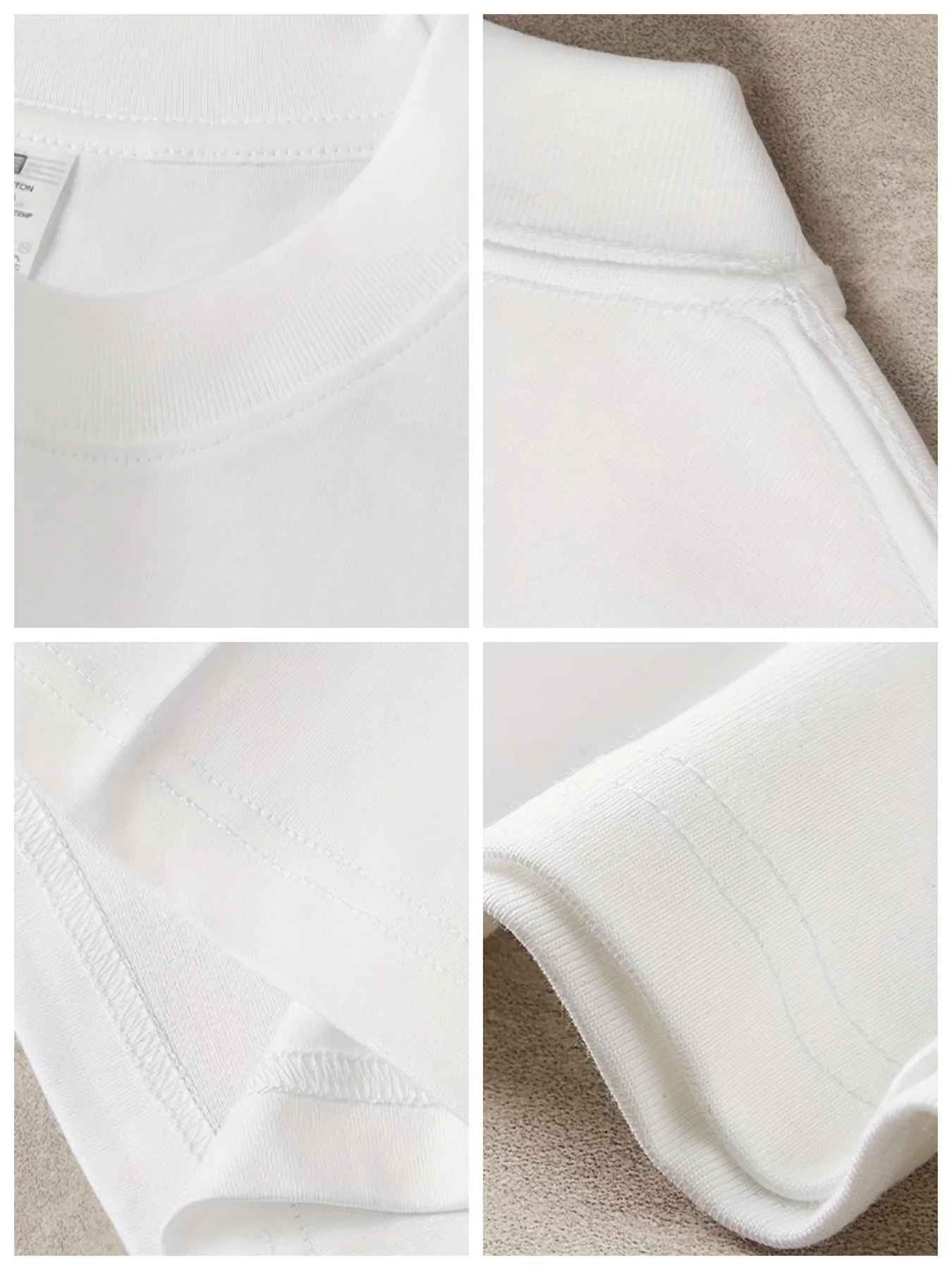 تي شيرت رجالي أمريكي ريترو 100% قطن فضفاض بأكمام قصيرة تي شيرت صيفي جديد ملابس الشارع للرجال والنساء #5