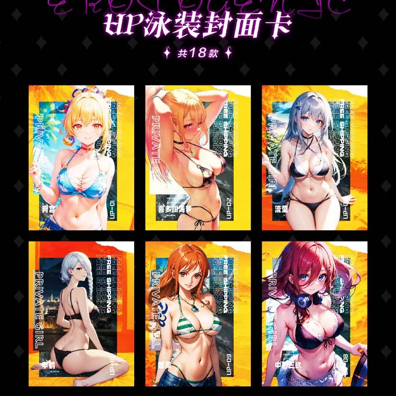 Newest Private Girl Collection Goddess Story Waifu Booster Box Bikini Swimsuit CCG ACG TCG World Trading Hobbies Gift