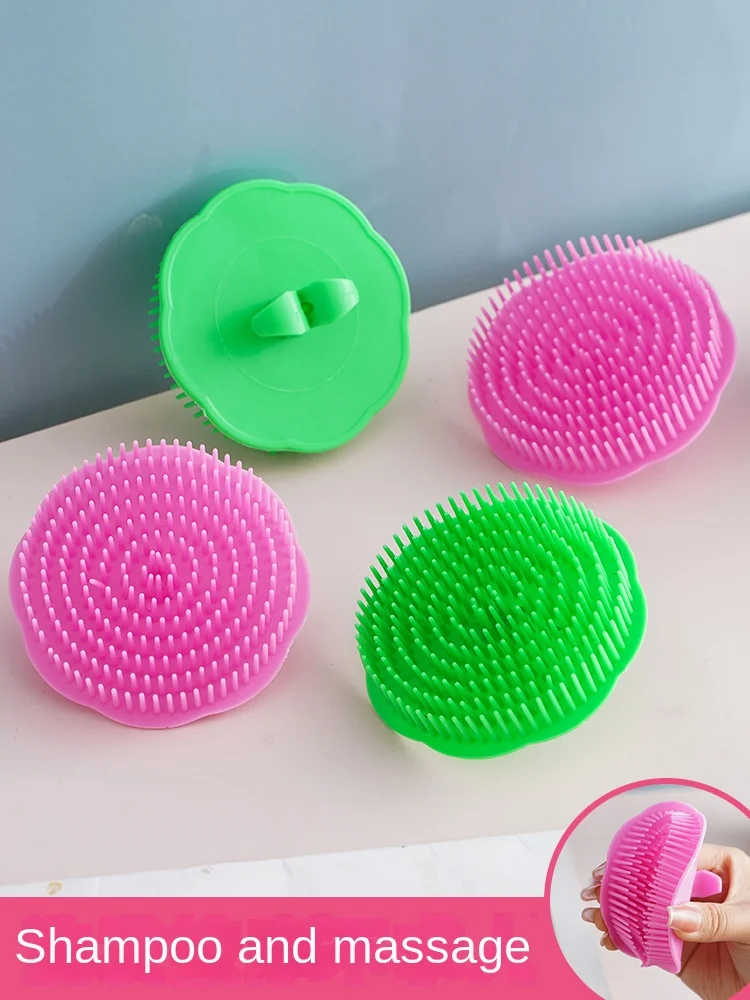 Silicone hair washing brush for adults dredge meridians, massage, scrub, wash, shower, comb, skin head anti-itching scratcher