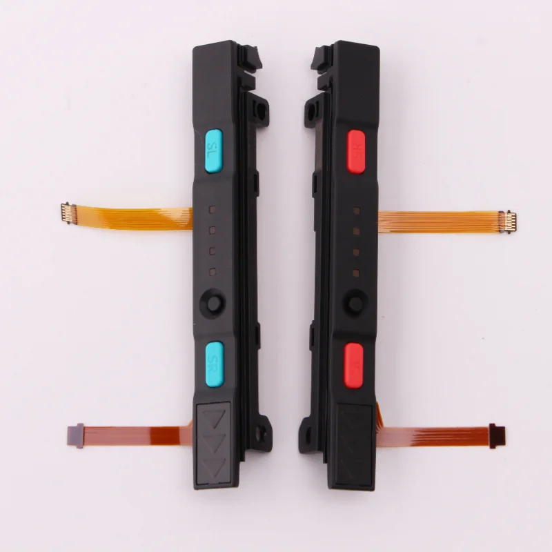 Original Plastic Slider for Nintend Switch NS Joy-con Controller Rail Assembly with Flex Cable Complete Right Left With button n