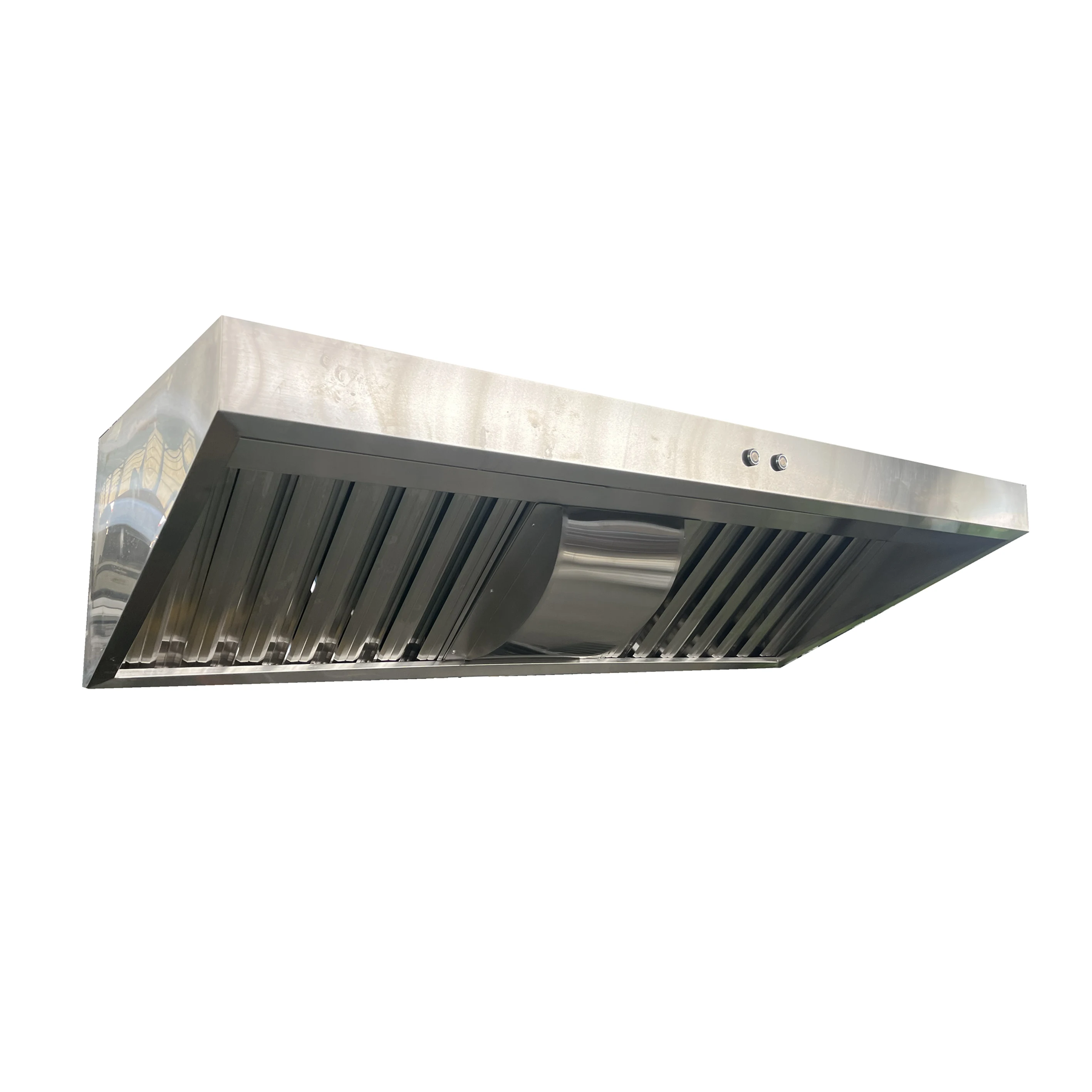 الصين مصنع عالي الأداء الفولاذ المقاوم للصدأ هود المدى الحائط غطاء المروحة المطبخ التجاري