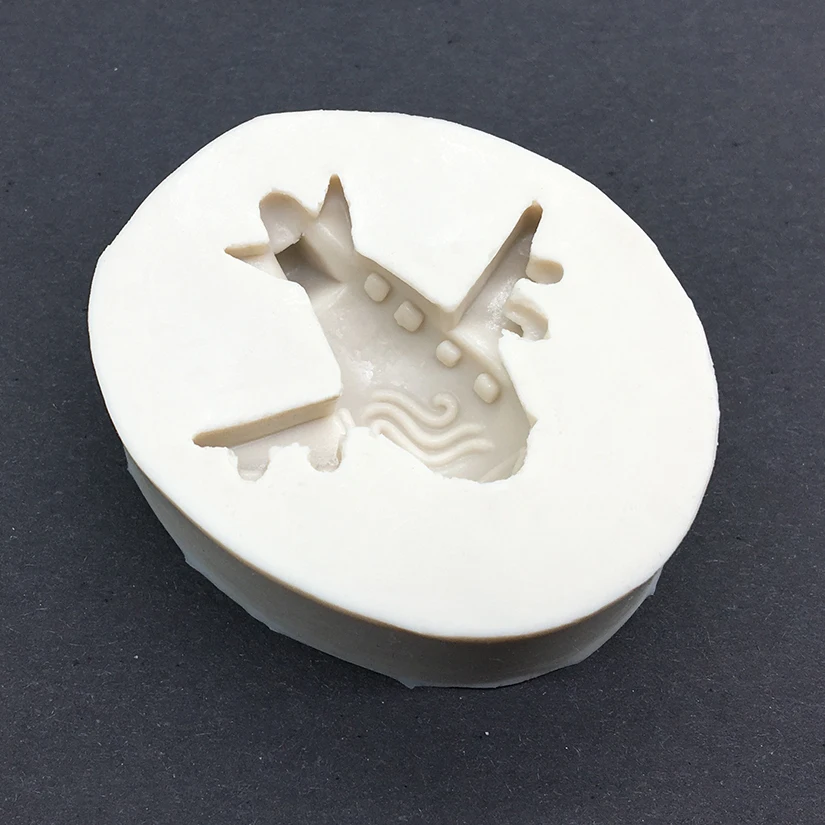 Cartoon Airliner Plane Silicone Mold Sugarcraft Chocolate Cupcake Baking Mold Fondant Cake Decorating Tools