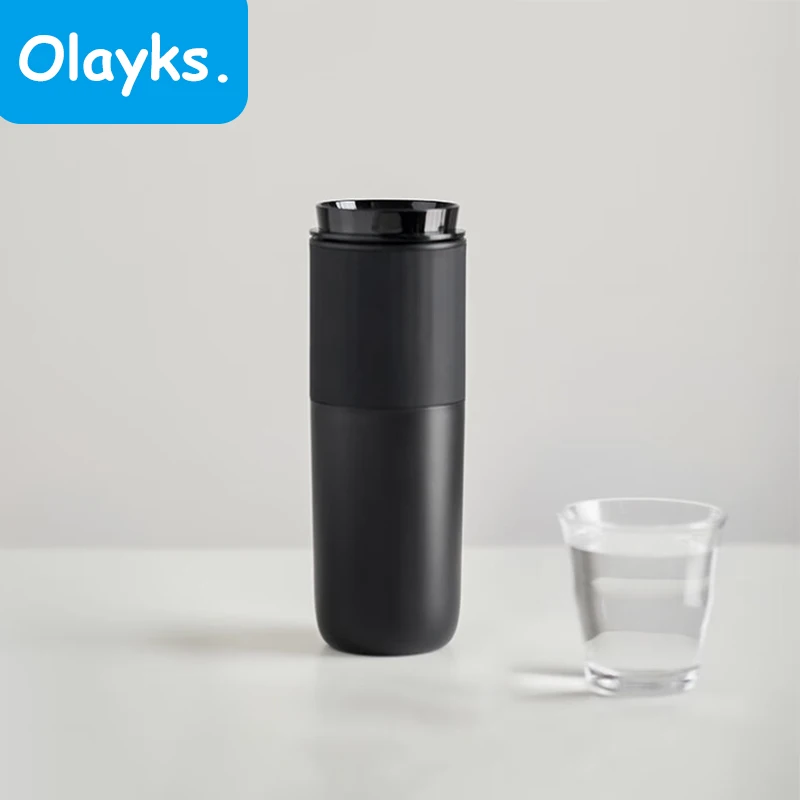 

Olayks Portable Electric Kettles Tea Coffee Kettle Mini Travel Boil Water Stewable Keep Warm Appliances Thermo Anti-Scald Bottle