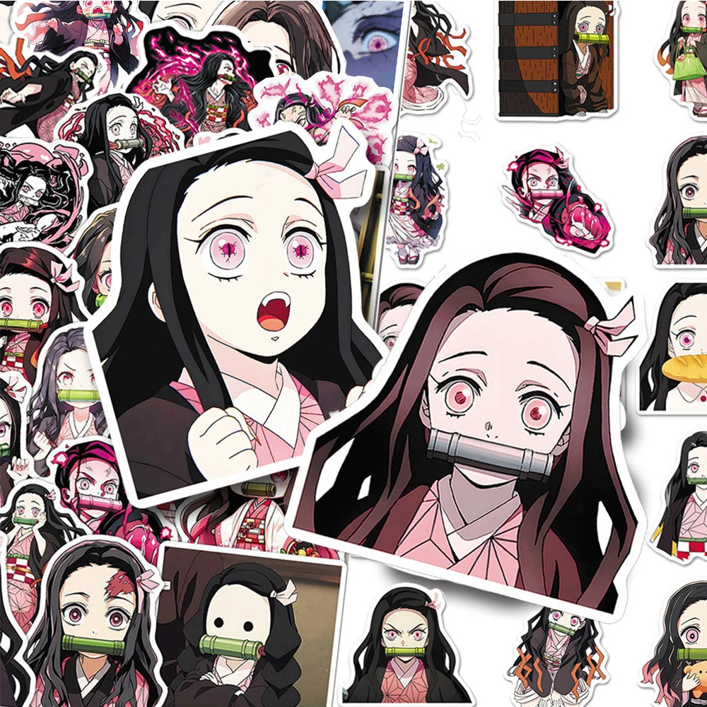 10-30-50-шт-милые-наклейки-«Убийца-демонов»-аниме-«Камадо-Незуко»-мультяшные-наклейки-бутылка-воды-чемодан-для-телефона-наклейка-с-граффити-детские-игрушки