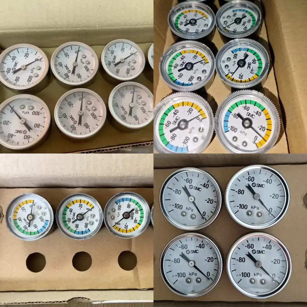 

SMC Original GZ43-K-01/GZ46-K-01/GZ46-K-01M-C/GZ46-K-02/GZ46-K2K-01 Pressure Gauge for Vacuum