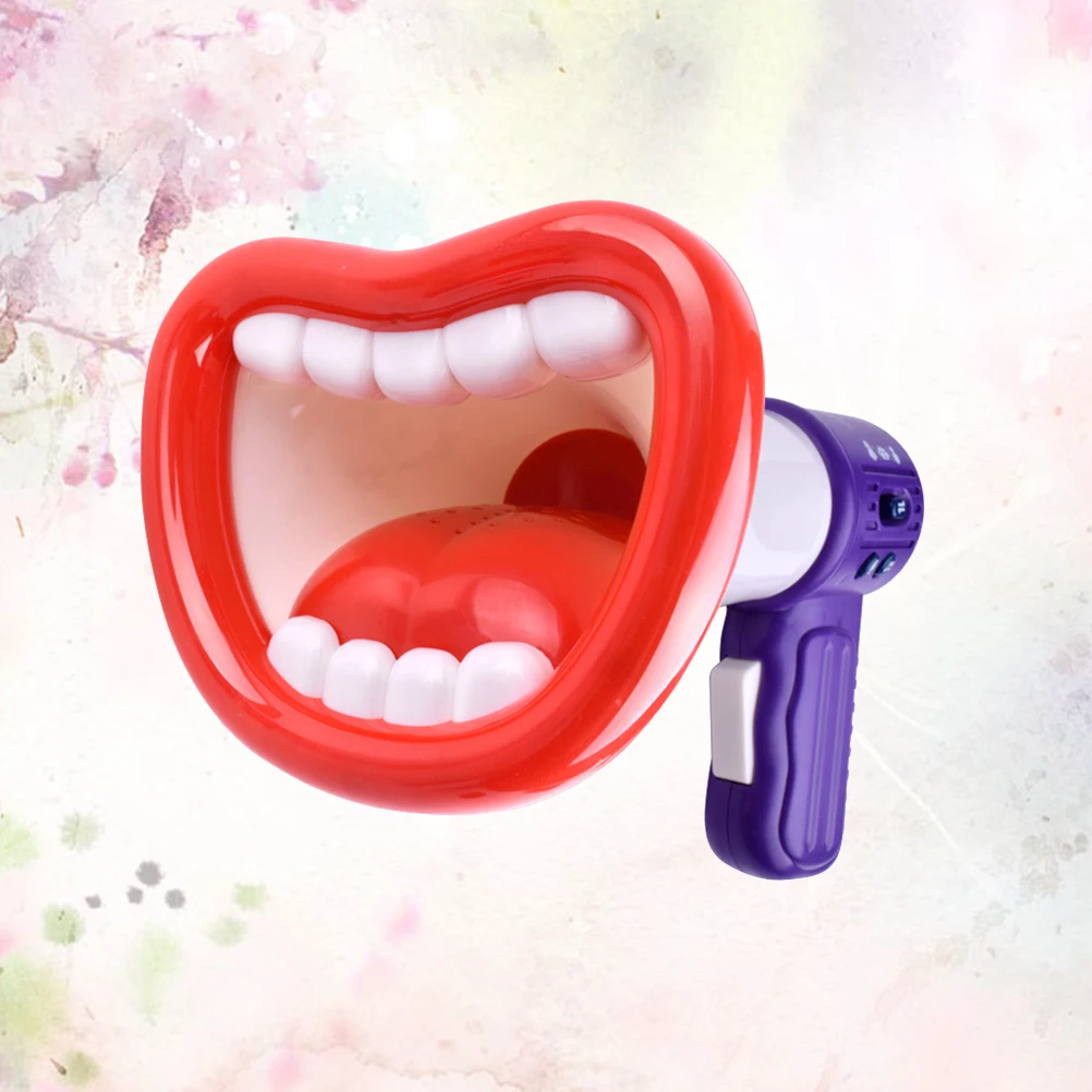 

Handheld Megaphone Voice Changing Speaker Toy Kids Loudspeaker Mini Microphone Premium Plastic Lightweight Portable Anti slip