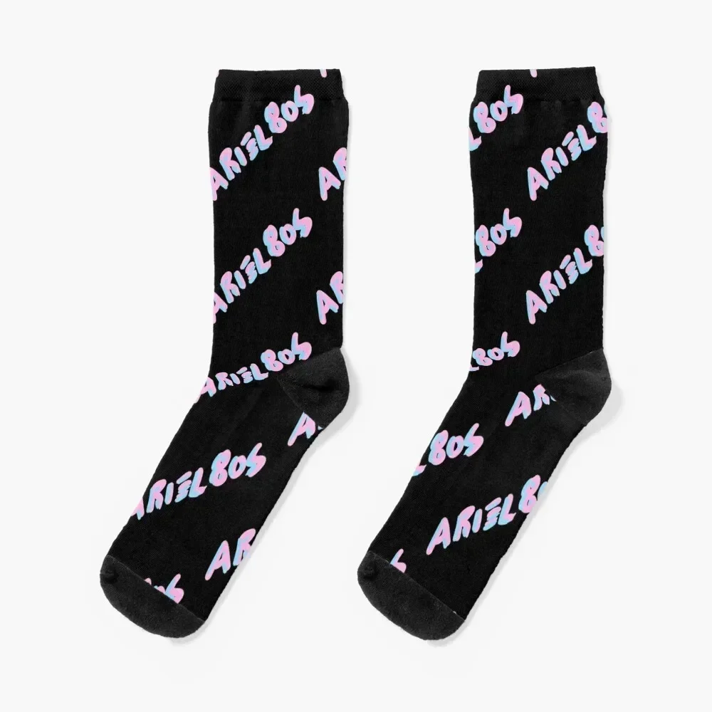 

Ariel80s Signature Logo Socks Non-slip designer luxe Woman Socks Men's