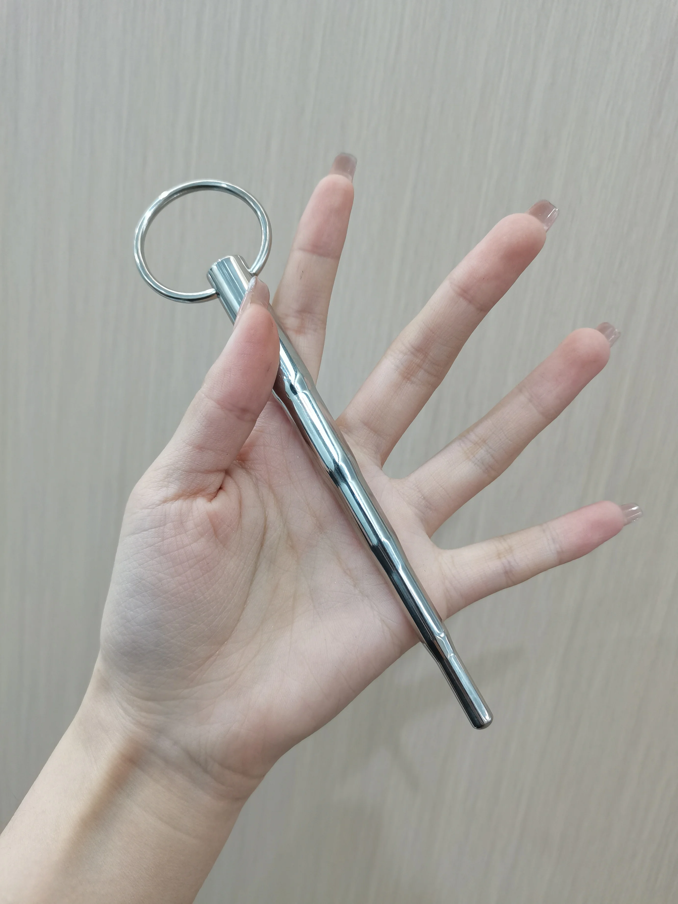 Metal Stainless Steel Urethral Horse Eye Urethral Plug NEW Through-hole Stainless Steel Urethral Dilator Sound Plug Sex Toys