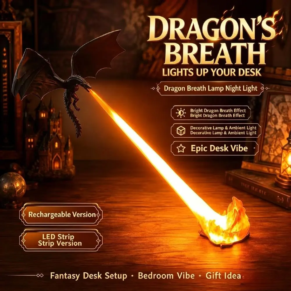 Dragon Flame Decor 3D Dragon Flame Book Nook Flying Fire Dragon Statue Unique Christmas Birthday Gift for Dragon Lovers Home USe