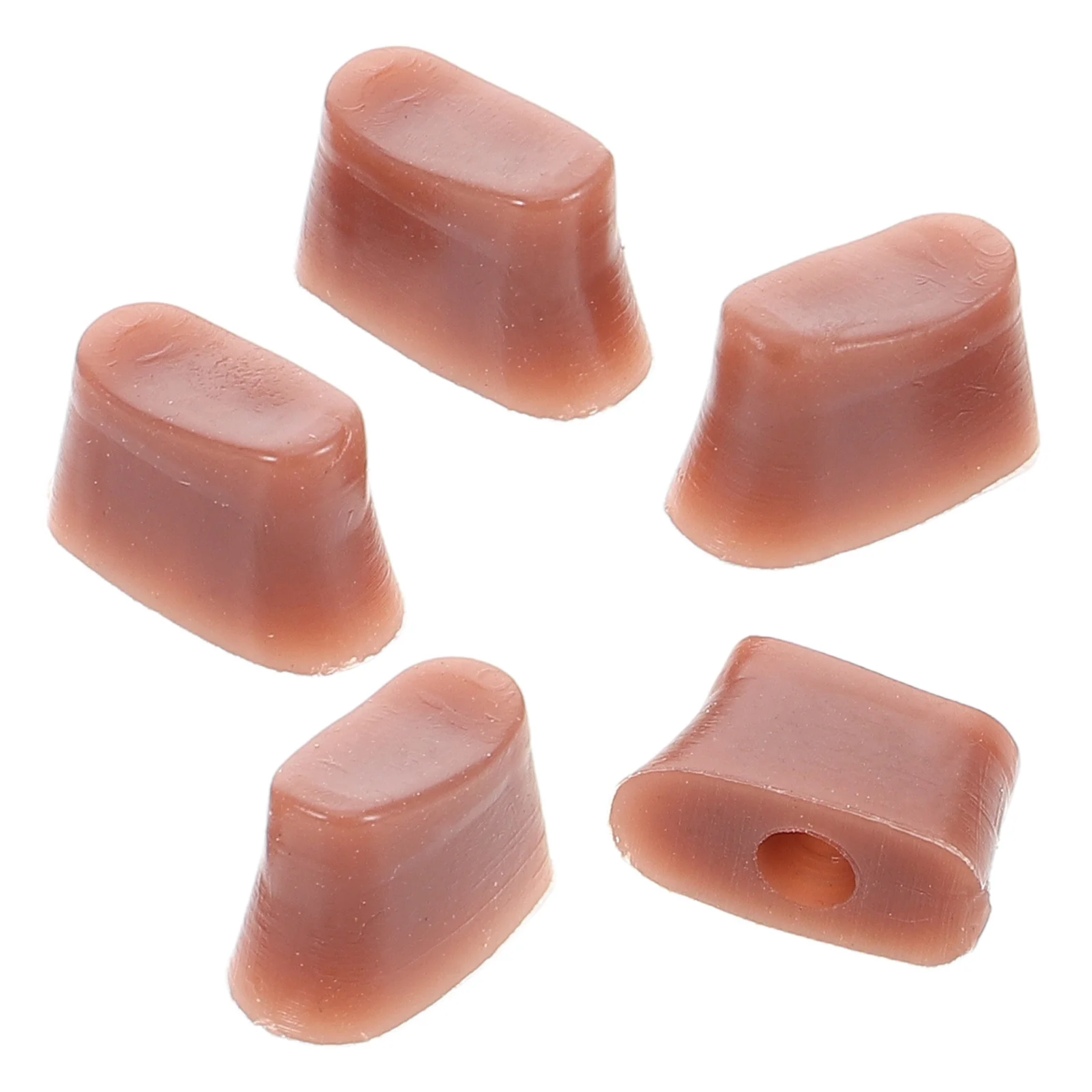

5pcs Flute Brick Rubber Hole Replacement Kits Supplies Instrument Accessories Noise Reduction Durable Universal Fit