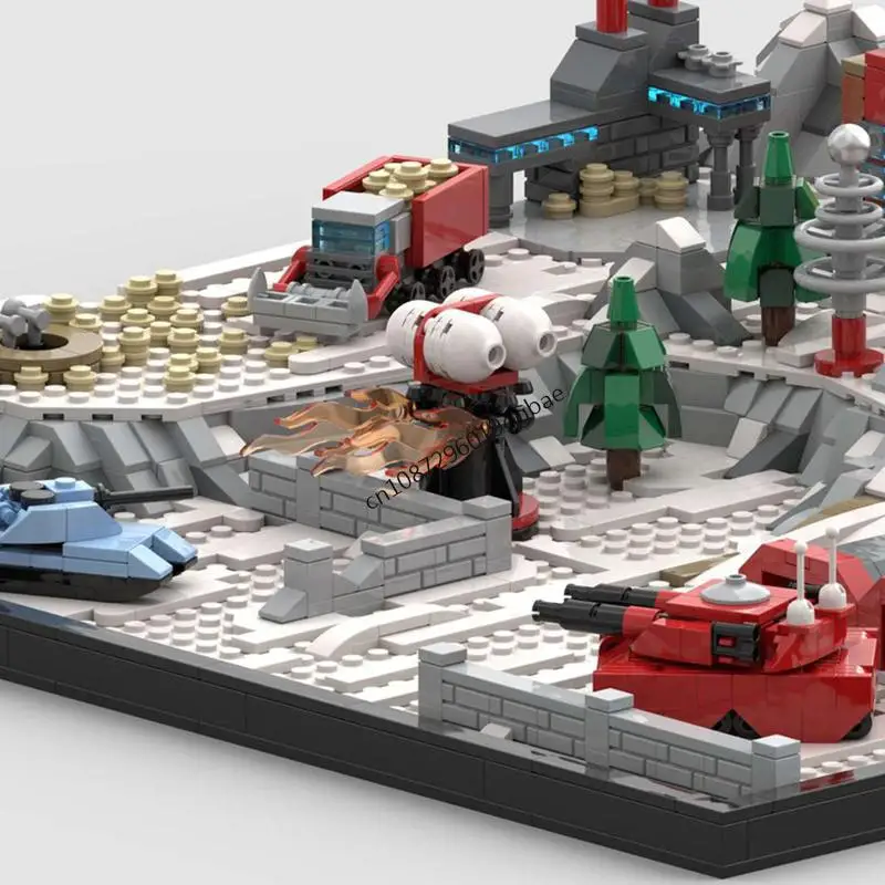 Novo 1646 pçs famoso jogo filme vermelho alado série moc modelo base soviética diy idéias criativas childtoy montagem quebra-cabeça presente de aniversário