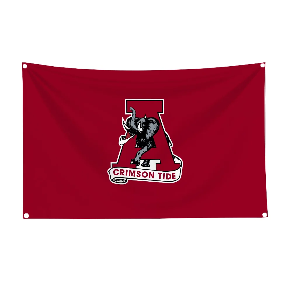 Custom Flag to Hang AlabamaS Crimson TideS Home & Garden Outdoor Decor Funny Flags and Banners Wall Decoration Penetration Pride