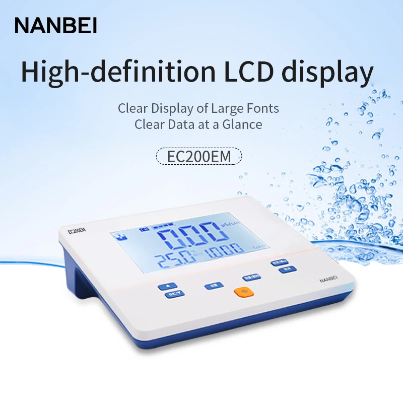 Benchtop Laboratory Agriculture Digital Conductivity Meter Automatic Temperature Compensation Water Quality Test