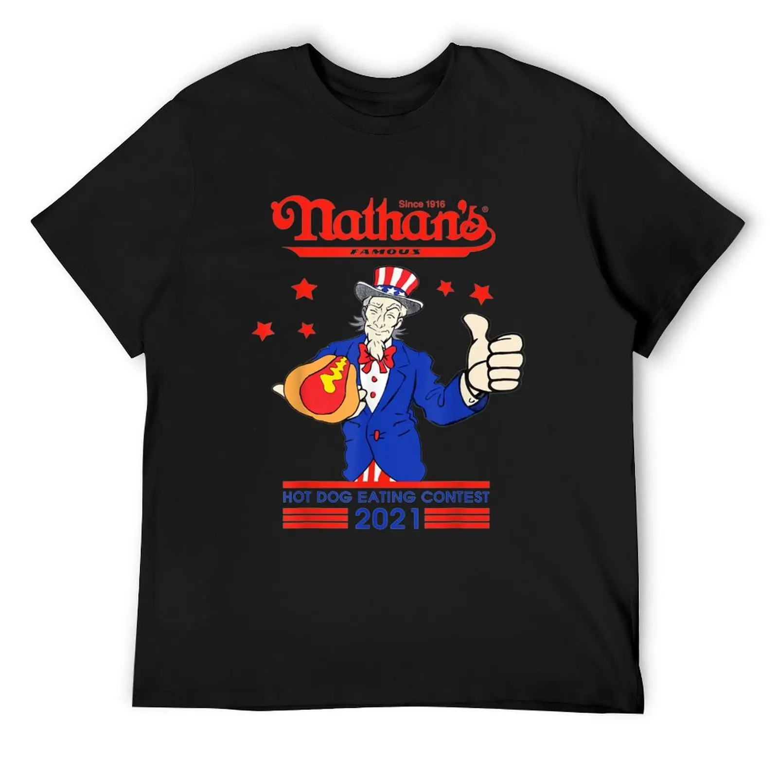 Joey-Chestnut-Nathans-Hot-Dog-Eating T-Shirt shirts graphic summer clothes Men's clothing